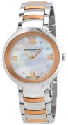 Baume & Mercier Dameklokke M0A10252 Promesse Hvit/Rose-gulltonet