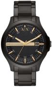 Armani Exchange Herreklokke AX2413 Hampton Sort/Stål Ø46 mm