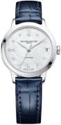 Baume & Mercier Dameklokke MOA10545 Classima Hvit/Lær Ø31 mm