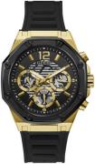 Guess Herreklokke GW0263G1 Sort/Gummi Ø44 mm