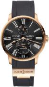 Ulysse Nardin Herreklokke 1182-310-3-42 Marine Torpilleur Sort/Gummi