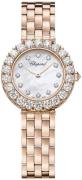 Chopard Dameklokke 10A178-5606 Diamond Hour Hvit/18 karat rosé gull