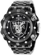 Invicta Herreklokke 36176 Nfl Sort/Stål Ø51 mm