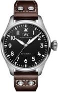 IWC Herreklokke IW329301 Big Pilot Sort/Lær Ø43 mm