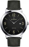 Eterna Herreklokke 2730.41.48.1397 Eternity Sort/Lær Ø42 mm