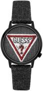 Guess V1014M2 Sort/Lær Ø38 mm