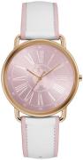 Guess Dameklokke W0032L8 Trend Rosa/Lær Ø41 mm