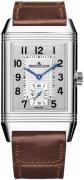 Jaeger LeCoultre Herreklokke 3848422 Reverso Classic Sølvfarget/Lær