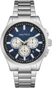 Nautica Herreklokke NAI19533G Blå/Stål Ø44 mm