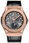 Hublot Herreklokke 547.OX.0180.LR Classic Fusion Skjelettkuttet/Lær