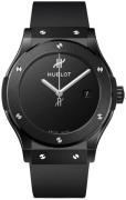 Hublot Dameklokke 581.CX.1270.RX.MDM Classic Fusion Grå/Gummi Ø33 mm