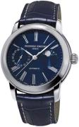 Frederique Constant Herreklokke FC-712MN4H6 Manufacture Blå/Lær