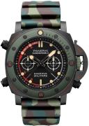 Panerai Herreklokke PAM01238 Submersible Sort/Gummi Ø47 mm