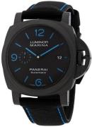 Panerai Herreklokke PAM02661 Luminor Sort/Tekstil Ø44 mm