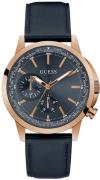 Guess Herreklokke GW0540G2 Spec Blå/Lær Ø44 mm