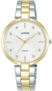 Lorus Dameklokke RG234VX9 Ladies Sølvfarget/Gulltonet stål Ø32 mm