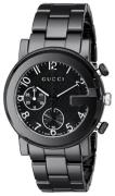 Gucci Herreklokke YA101352 G Chrono Sort/Keramik Ø38 mm