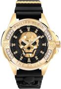 Philipp Plein PWNAA0122 The Skull Sort/Gummi Ø41 mm