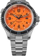 Traser H3 Herreklokke 109381 P67 T25 SuperSub Orange/Stål Ø46 mm