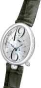 Breguet Dameklokke 8967ST-58-986 Reine De Naples Hvit/Lær Ø35.5 mm