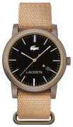 Lacoste Metro Herreklokke 2010838 Sort/Lær Ø42 mm