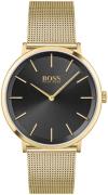 Hugo Boss Skyliner Herreklokke 1513909 Sort/Gulltonet stål Ø40 mm