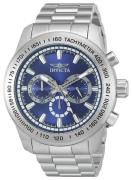 Invicta Speedway Herreklokke 21795 Blå/Stål Ø48 mm