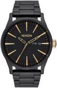 Nixon The Sentry Herreklokke A356-1041-00 Sort/Stål Ø42 mm