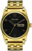 Nixon 99999 Dameklokke A954510-00 Sort/Gulltonet stål Ø35 mm