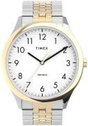 Timex 99999 Herreklokke TW2U40000 Hvit/Gulltonet stål Ø40 mm