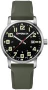 Wenger 99999 Herreklokke 01.1641.112 Sort/Gummi Ø42 mm