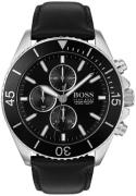 Hugo Boss 99999 Herreklokke 1513697 Sort/Lær Ø46 mm