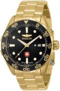 Invicta Pro Diver Herreklokke 33456 Sort/Gulltonet stål Ø44 mm