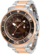 Invicta Pro Diver Herreklokke 30566 Brun/Rose-gulltonet stål Ø52 mm