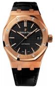 Audemars Piguet Royal Oak Herreklokke 15450OR.OO.D002CR.01 Sort/Lær