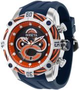 Invicta Nfl Herreklokke 35818 Blå/Gummi Ø52 mm