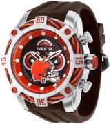 Invicta Nfl Herreklokke 35820 Brun/Gummi Ø52 mm