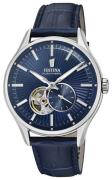 Festina Herreklokke F16975-2 Blå/Lær Ø43 mm