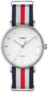 Timex Weekender TWG019000UK Hvit/Tekstil Ø37 mm