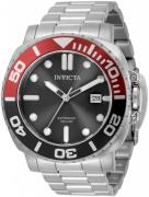 Invicta Pro Diver Herreklokke 34314 Sort/Stål Ø48 mm