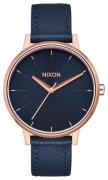 Nixon The Kensington Dameklokke A1082195-00 Blå/Lær Ø37 mm