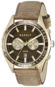 Esprit Sport Herreklokke ES108241003 Grønn/Lær Ø45 mm