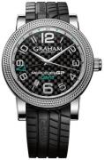 Graham Mercedes GP Time Zone Herreklokke 2MECS.B03A Sort/Gummi Ø48 mm