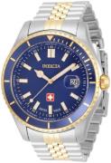 Invicta Herreklokke 33442 Pro Diver Blå/Gulltonet stål Ø46 mm