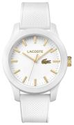 Lacoste 12.12 2010819 Hvit/Gummi Ø43 mm