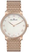 Blancpain Herreklokke 6605-6342-MMB Villeret Hvit/18 karat rosé gull