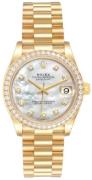 Rolex Dameklokke 278288RBR-0006 Datejust 31 Hvit/18 karat gult gull