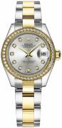 Rolex Dameklokke 279383RBR-0008 Lady-Datejust 28 Sølvfarget/18 karat