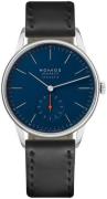 Nomos Glashütte N-343 Orion Blå/Lær Ø38.5 mm