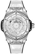 Hublot Dameklokke 465.SS.2027.VR.1204.MXM19 Big Bang 39Mm Hvit/Gummi